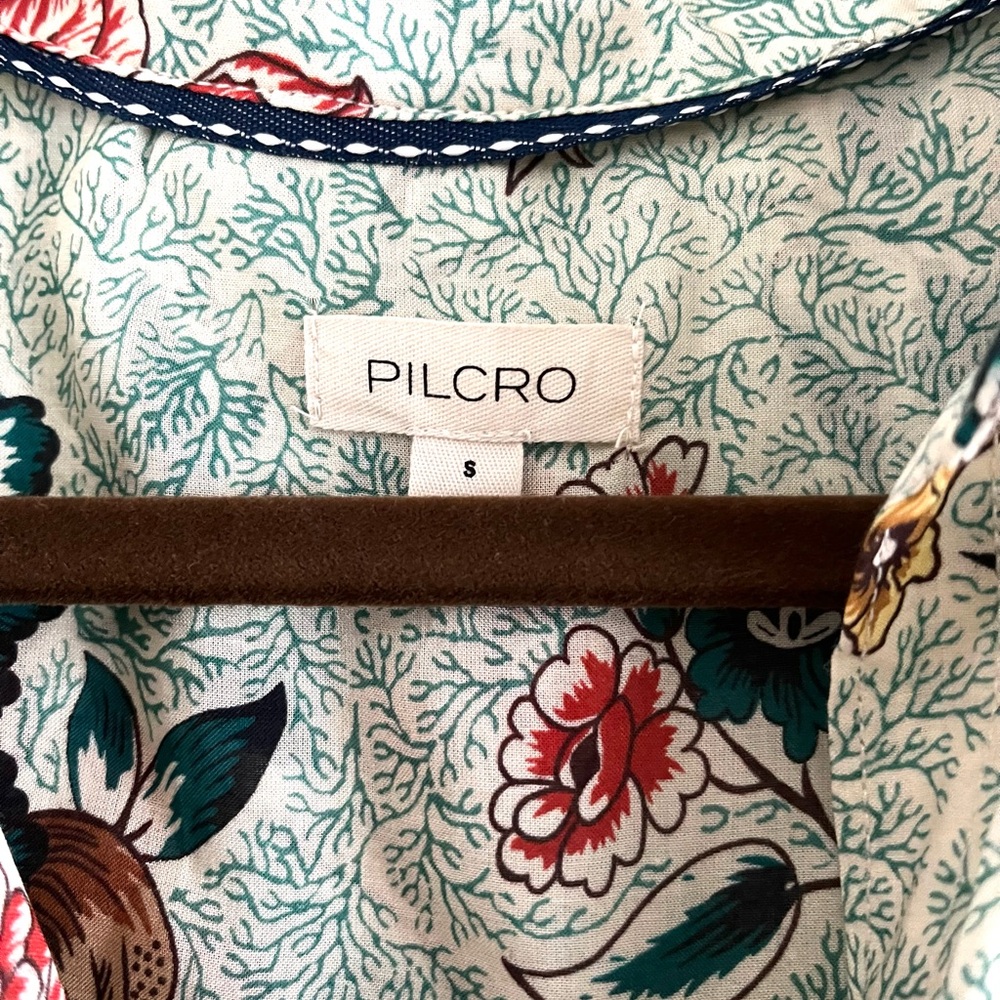 Pilcro Anthropologie Floral Print Blouse, Sz S - Picture 6 of 8